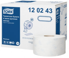 120243 Tork туалетная бумага в мини рулонах мягкая